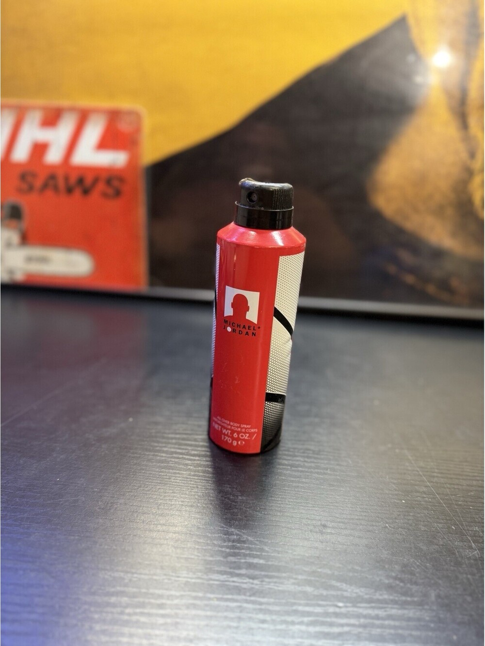 Michael Jordan Men’s All Over Body Spray 6 oz Red Can